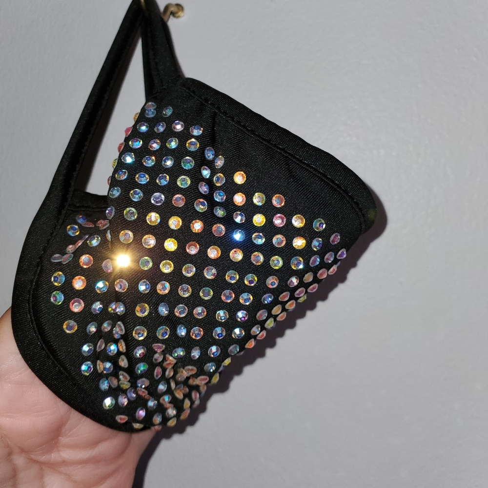 super shiny A/B CRYSTAL rhinestone Mask